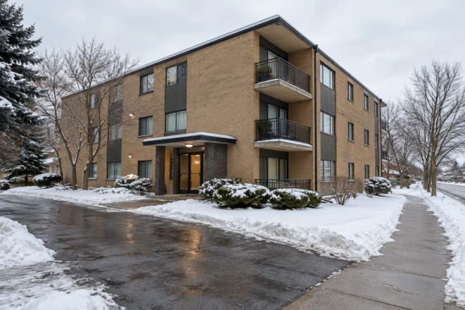 Commercial corner lot with unobstructed sightlines