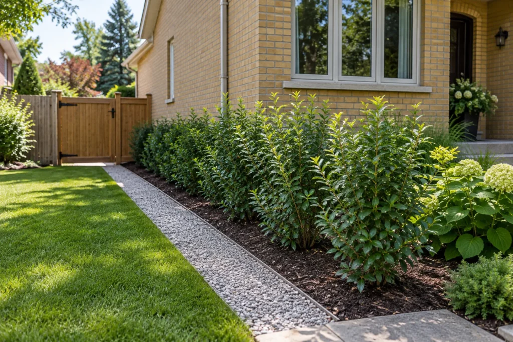 Accessible hedge edge for pruning and watering