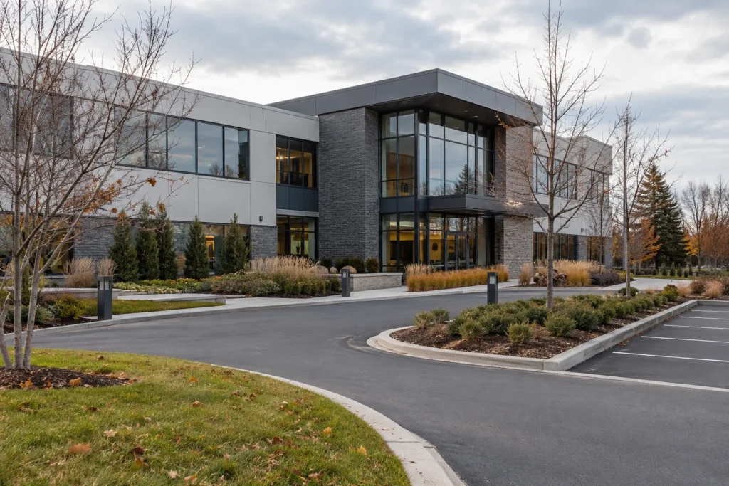 Capital landscape enhancement area distinct from recurring care
